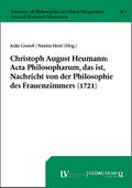 Christoph August Heumann: Acta Philosopharum, das 