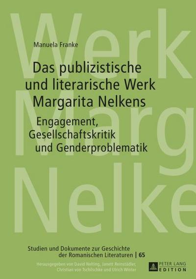 Das publizistische und literarische Werk Margarita Nelkens