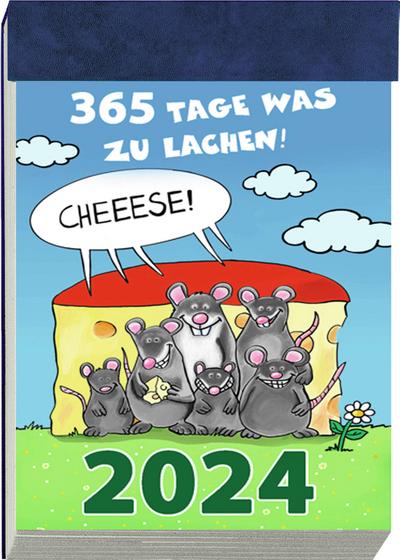 Humor-Abreißkalender Groß mit Lasche 2024 15,4x21,9