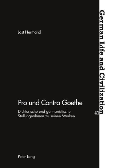 Pro und Contra Goethe