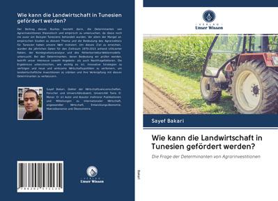 Wie kann die Landwirtschaft in Tunesien gefördert werden?