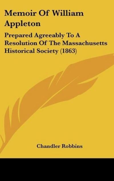 Memoir Of William Appleton