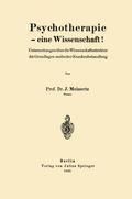 Psychotherapie - eine Wissenschaft!