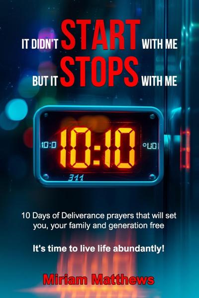 It didn’t start with me, but it stops with me