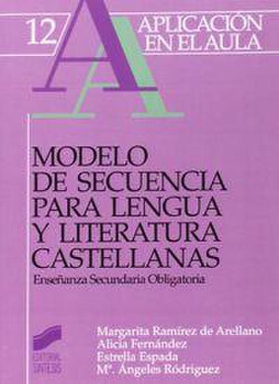 Modelo de secuencia para lengua y literatura castellanas, ESO