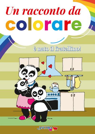 È nato il fratellino! Un racconto da colorare
