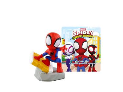tonies Hörfiguren für Toniebox, Marvel Spidey und Seine Super-Freunde – Das Spidey Team & 3 weitere spannende Abenteuer, Hörspiel für Kinder ab 4 Jahren, Spielzeit ca. 57 Minuten