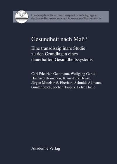 Gesundheit nach Maß?