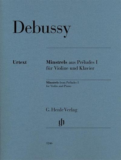 Claude Debussy - Minstrels aus Préludes I für Violine und Klavier