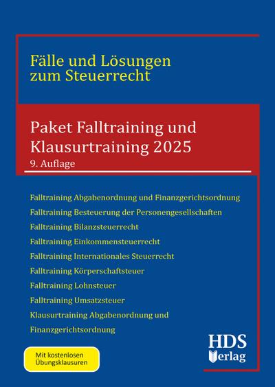 Paket Falltraining und Klausurtraining 2025