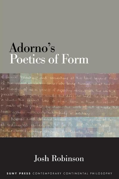 Adorno’s Poetics of Form
