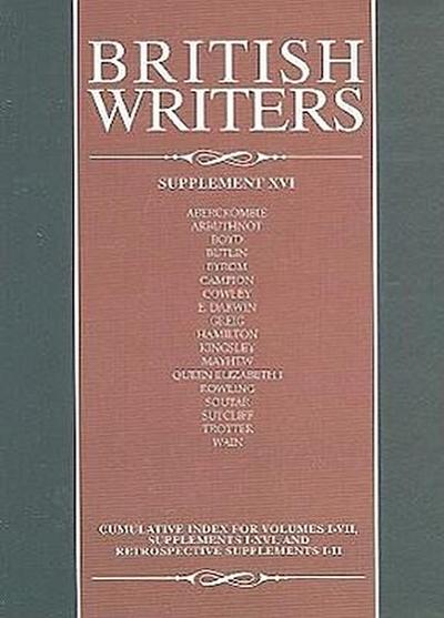 British Writers, Supplement XVI