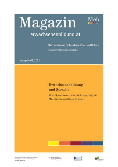 Erwachsenenbildung und Sprache