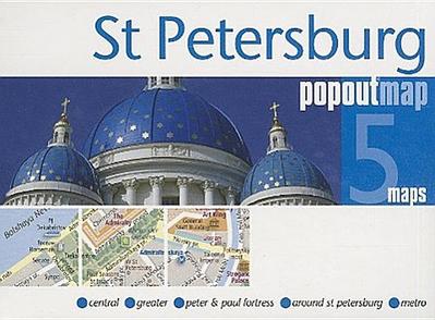 St.Petersburg Double PopOut Map