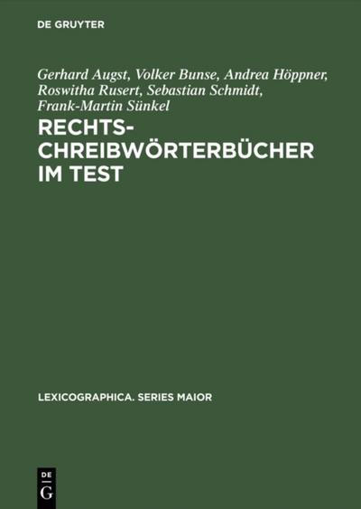Rechtschreibwörterbücher im Test