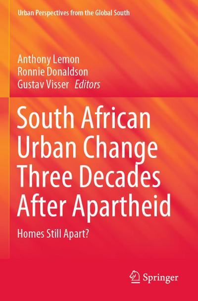 South African Urban Change Three Decades After Apartheid