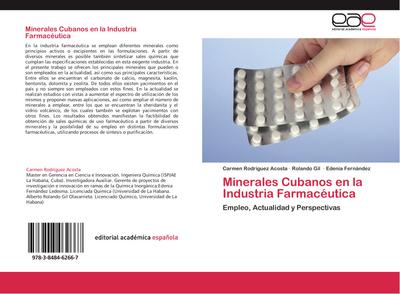 Minerales Cubanos en la Industria Farmacéutica