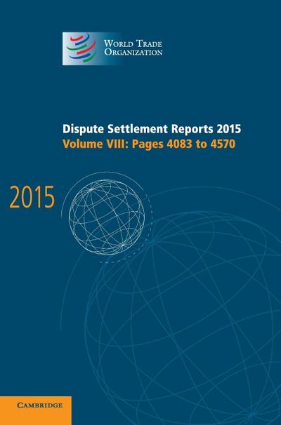 Dispute Settlement Reports 2015 - World Trade Organization