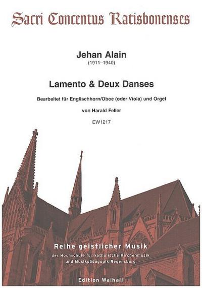 Lamento & 2 dances a Angi Yavishtafür Englischhorn/Oboe (Viola) und Orgel