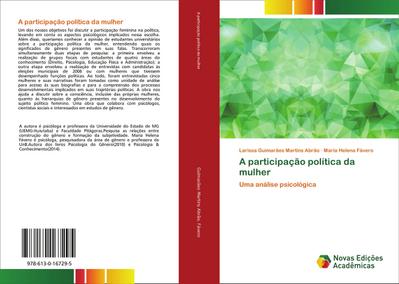 A participação política da mulher - Larissa Guimarães Martins Abrão