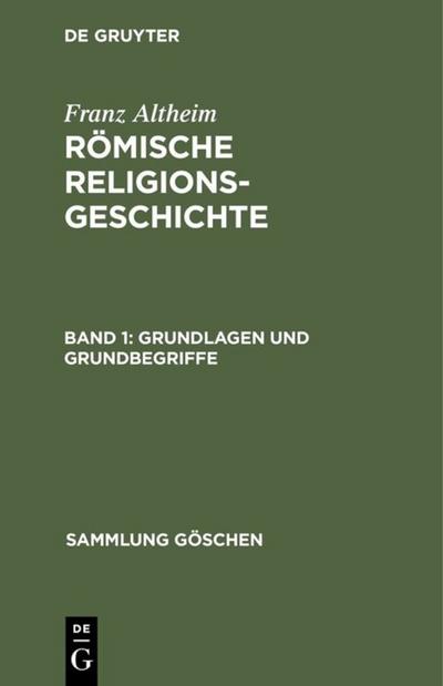 Römische Religionsgeschichte