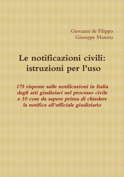 Le notificazioni civili