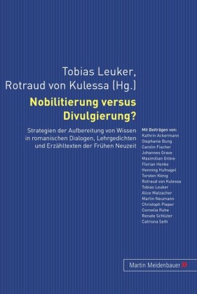 Nobilitierung versus Divulgierung?