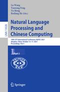 Natural Language Processing and Chinese Computing