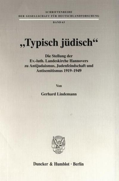 ’Typisch jüdisch’.