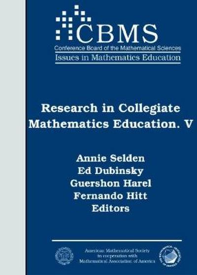 Research in Collegiate Mathematics Education V