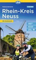 BVA Radwanderkarte Rhein-Kreis Neuss mit Knotenpunkten 1:50.000