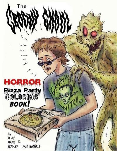 The Groovy Ghoul Horror Pizza Party Coloring Book!