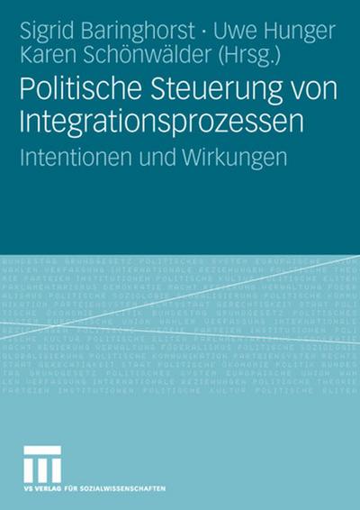 Politische Steuerung von Integrationsprozessen