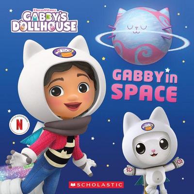Gabby’s Dollhouse: Gabby in Space (Shaped Storybook with Shiny Cover)