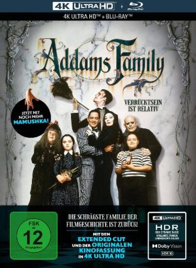 Addams Family 4K, 1 UHD Blu-ray + 1 Blu-ray (Limited Collector’s Edition im Mediabook)