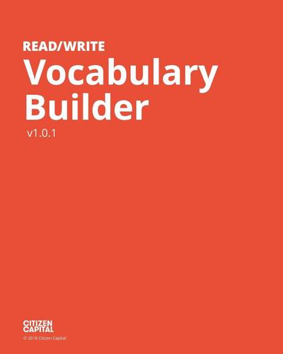 Read/Write General Vocabulary