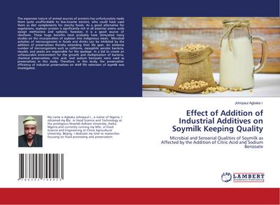 Effect of Addition of Industrial Additives on Soymilk Keeping Quality