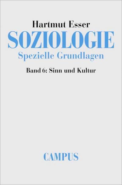 Soziologie: Spezielle Grundlagen 6