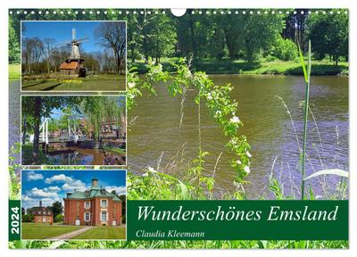 Wunderschönes Emsland (Wandkalender 2024 DIN A3 quer), CALVENDO Monatskalender