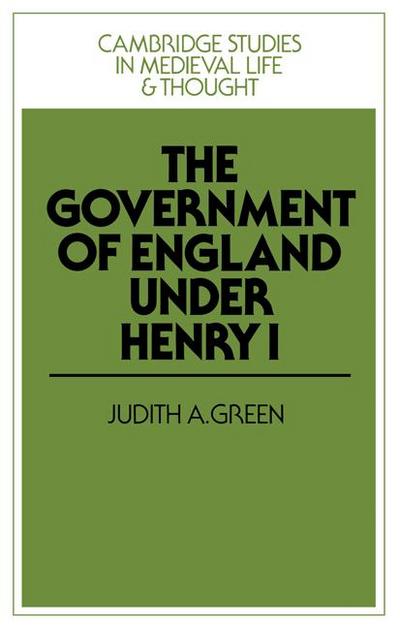 The Government of England Under Henry I