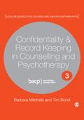 Confidentiality & Record Keeping in Counselling & Psychotherapy