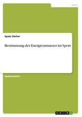 Bestimmung des Energieumsatzes im Sport