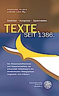 Texte. Seit 1386.