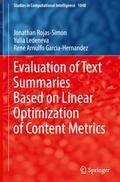 Evaluation of Text Summaries Based on Linear Optimization of Content Metrics