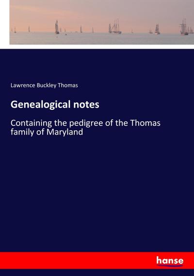 Genealogical notes