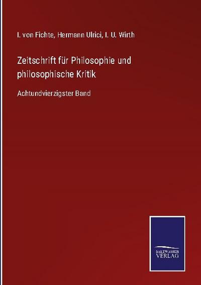Zeitschrift für Philosophie und philosophische Kritik