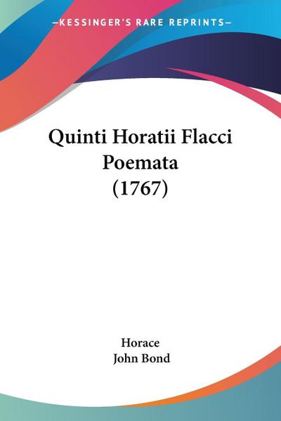 Quinti Horatii Flacci Poemata (1767)