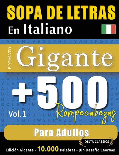 SOPA DE LETRAS EN ITALIANO FORMATO GIGANTE