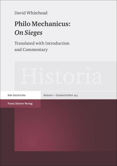 Philo Mechanicus: ’On Sieges’