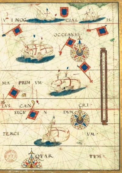 Carnet Ligné Atlas Nautique Du Monde Miller 2, 1519